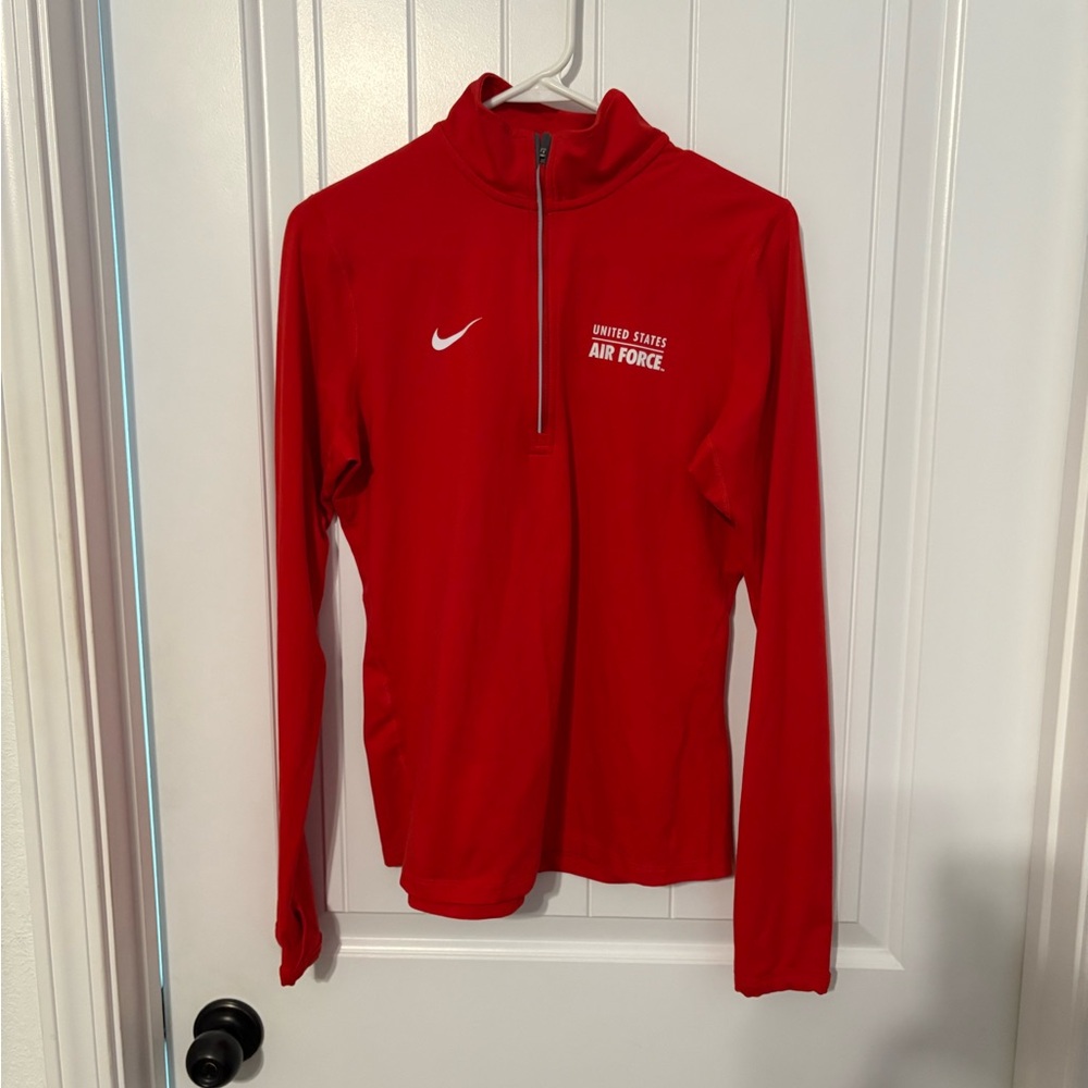 Nike dri-fit red long sleeve size M